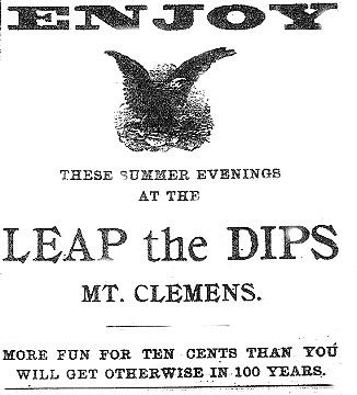 Leap the Dips - Old Ad